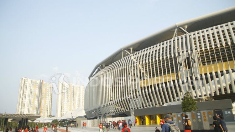 Stadion Bukit Jalil jelang laga Piala Asia U-16 2018. Copyright: &copy; Abdurrahman Ranala/INDOSPORT