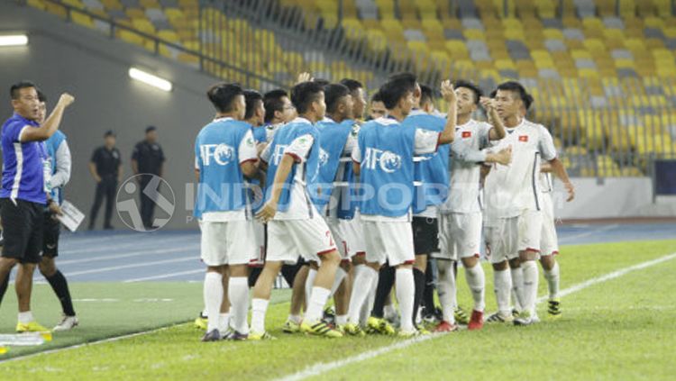 Timnas U-16 Indonesia vs Vietnam Copyright: © Abdurrahman Ranala/INDOSPORT