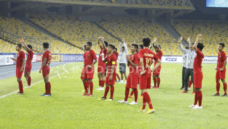 Timnas Indonesia U-16 vs Vietnam U-16 di laga kedua penyisihan Grup C. Copyright: © INDOSPORT/Abdurrahman Ranala