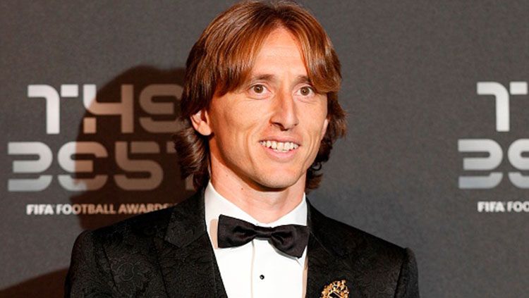 Luka Modric masuk ke daftar pemain impian AC Milan. Copyright: © Getty Images