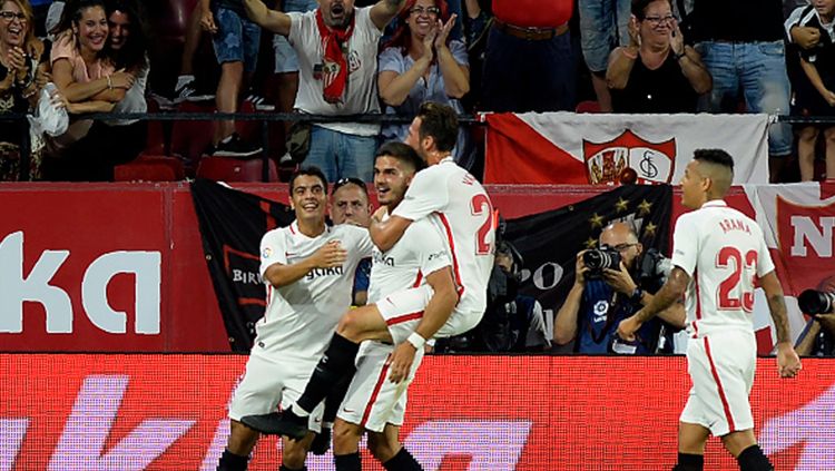 Selebrasi gol Andre Silva. Copyright: © Getty Images