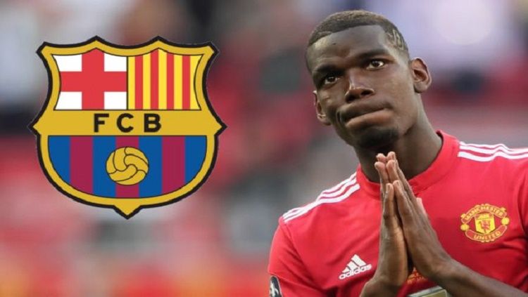 Barcelona menjadi salah satu klub yang tertarik dengan Paul Pogba. Copyright: © caught offside