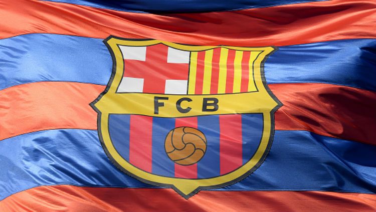 Logo lama Barcelona. Copyright: © INDOSPORT