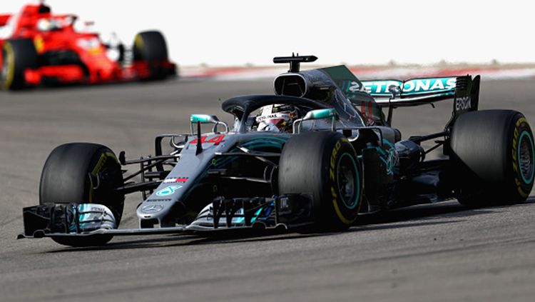 Lewis Hamilton pembalap Mercedes AMG Petronas. Copyright: © Getty Images