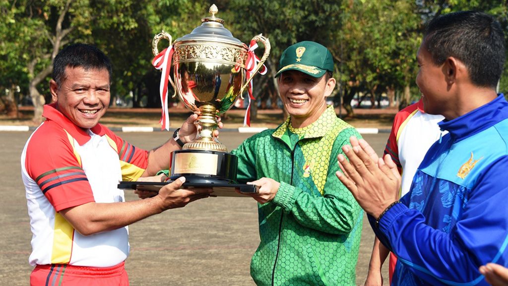 Kontingen TNI AD Juara Umum Pertandingan Piala Panglima TNI Tahun 2018. Copyright: © PUSPEN TNI
