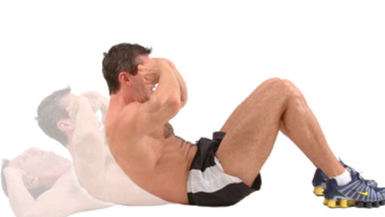 Sit-up. Copyright: © Mensok.com