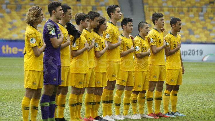 Skuat timnas Australia u-16 Copyright: © Abdurrahman Ranala/INDOSPORT