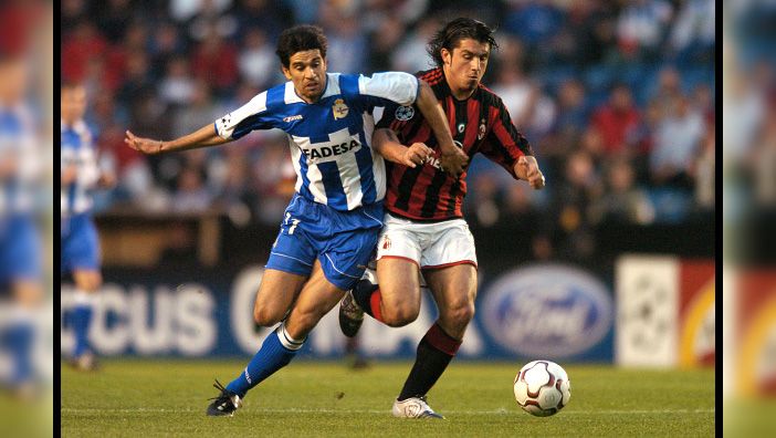 Deportivo vs Milan, 2003-04. Copyright: © Getty Images