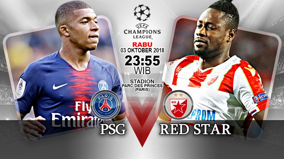 Paris Saint Germain vs Red Star. Copyright: © Indosport.com