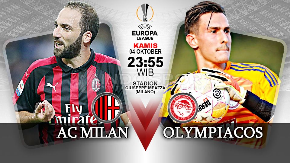 AC Milan vs Olympiakos. Copyright: © Ian Setiawan/Indosport.com