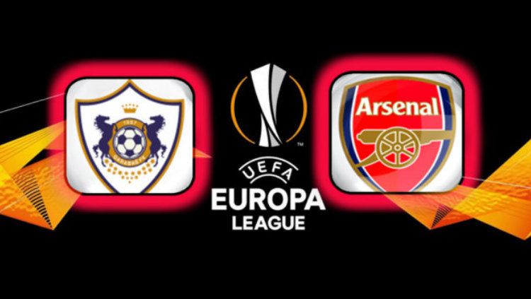 Ilustrasi laga Qarabag vs Arsenal di Liga Europa Copyright: © Ghanamma.com