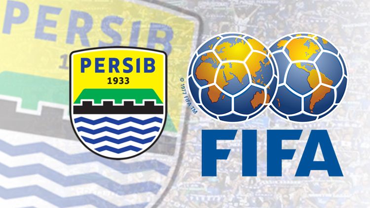 Logo Persib Bandung dan FIFA. Copyright: © INDOSPORT