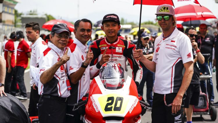 Dimas Ekky akan jajal Moto2 2019. Copyright: © AHRT