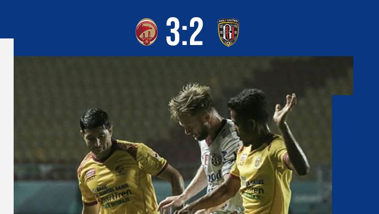 Hasil pertandingan Sriwijaya FC vs Bali United. Copyright: © INDOSPORT