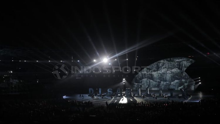 Kemegahan pembukaan Asian Para Games 2018. Copyright: © Roihan Susilo Utomo/INDOSPORT