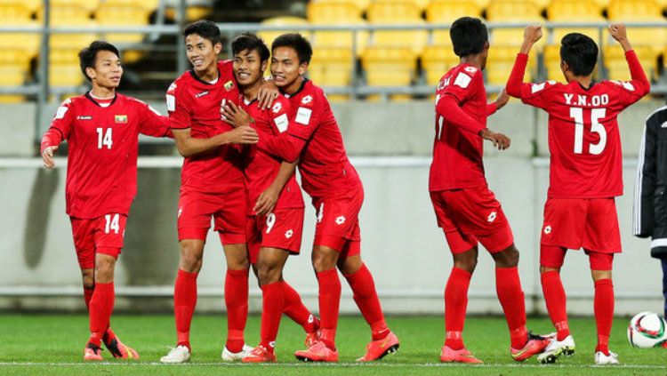 Pemain Timnas Mynamar U-19 di Piala Dunia U-20 Copyright: © zimbio