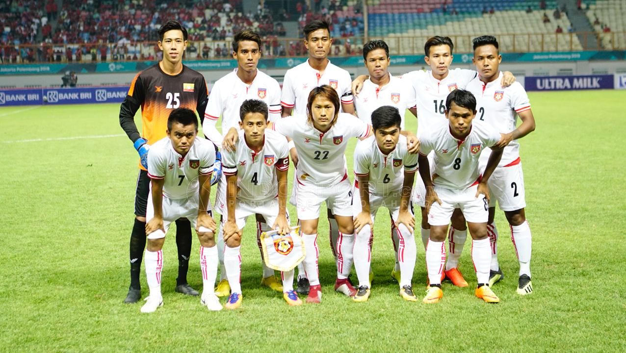 Indonesia vs Myanmar di laga uji coba jelang Piala AFF 2018. Copyright: © Herry Ibrahim/Football265.com