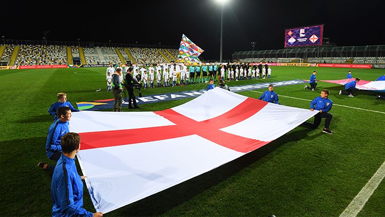 Suasana jelang kick off Kroasia vs Inggris di UEFA Nations League. Copyright: © Getty Images