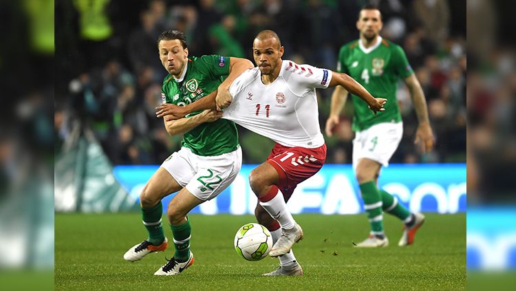Irlandia vs Denmark dalam laga UEFA Nations League Copyright: © Getty Images
