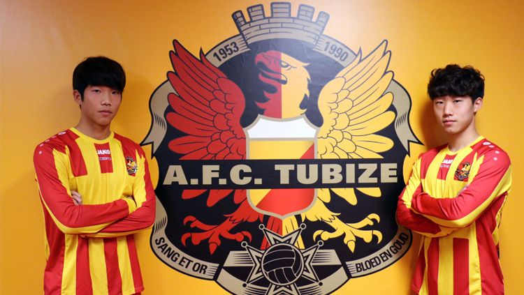 Pemain-pemain asal Korea Selatan banyak merumput di AFC Tubize.  Copyright: © afctubize.co.kr