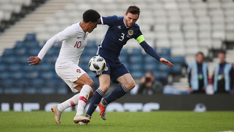 Skotlandia vs Portugal dalam laga persahabatan. Copyright: © Getty Images