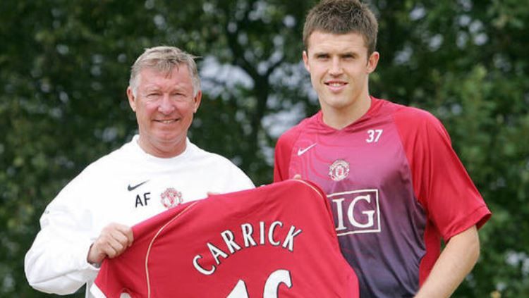 Michael Carrick saat bergabung ke Manchester United. Copyright: © Getty Images