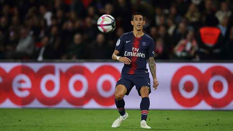 Angel Di Maria, bintang PSG yang juga bagian dari Los Galacticos jilid dua. Copyright: © Getty Images