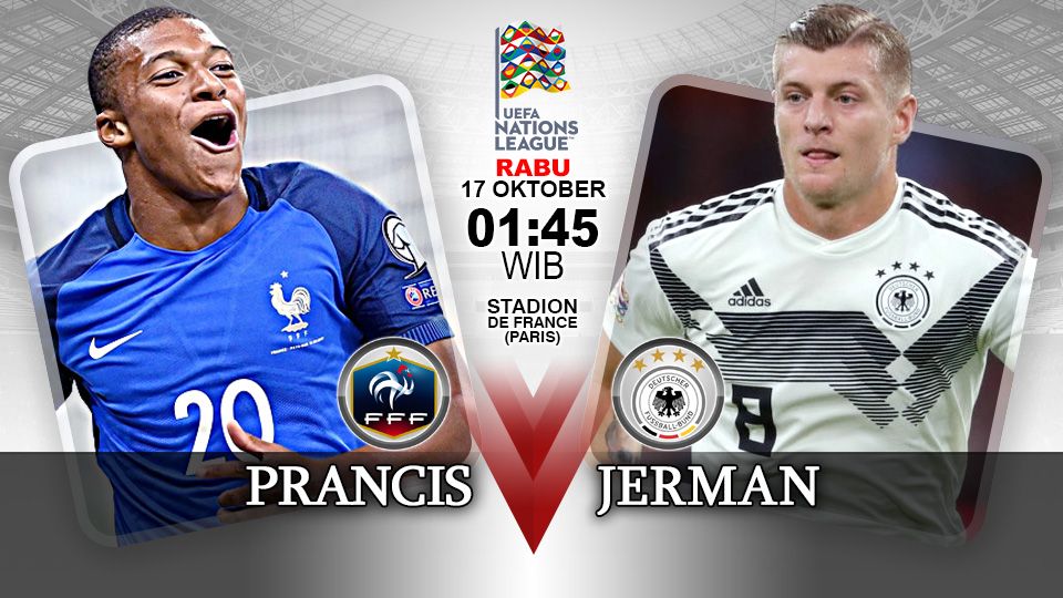 Prancis vs Jerman (Prediksi). Copyright: © Indosport.com