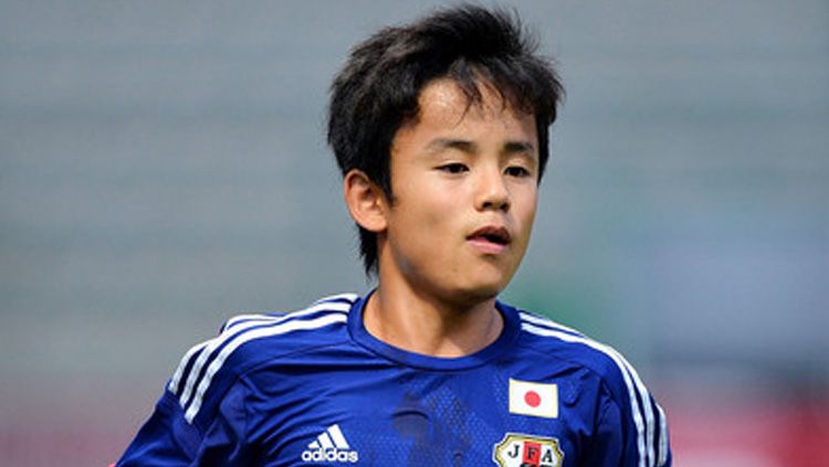 Pemain Jepang U-19, Takefusa Kubo. Copyright: © INDOSPORT