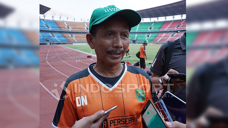 Pelatih Persebaya Surabaya, Djajang Nurdjaman. Copyright: © Fitra Herdian/INDOSPORT