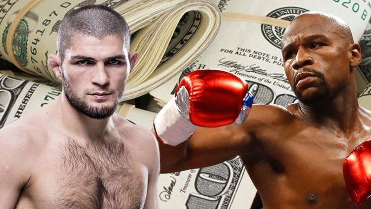 Petinju Floyd Mayweather Jr siap menghadapi Conor McGregor dan juara kelas ringan UFC, Khabib Nurmagomedov. Copyright: © Sport Bible