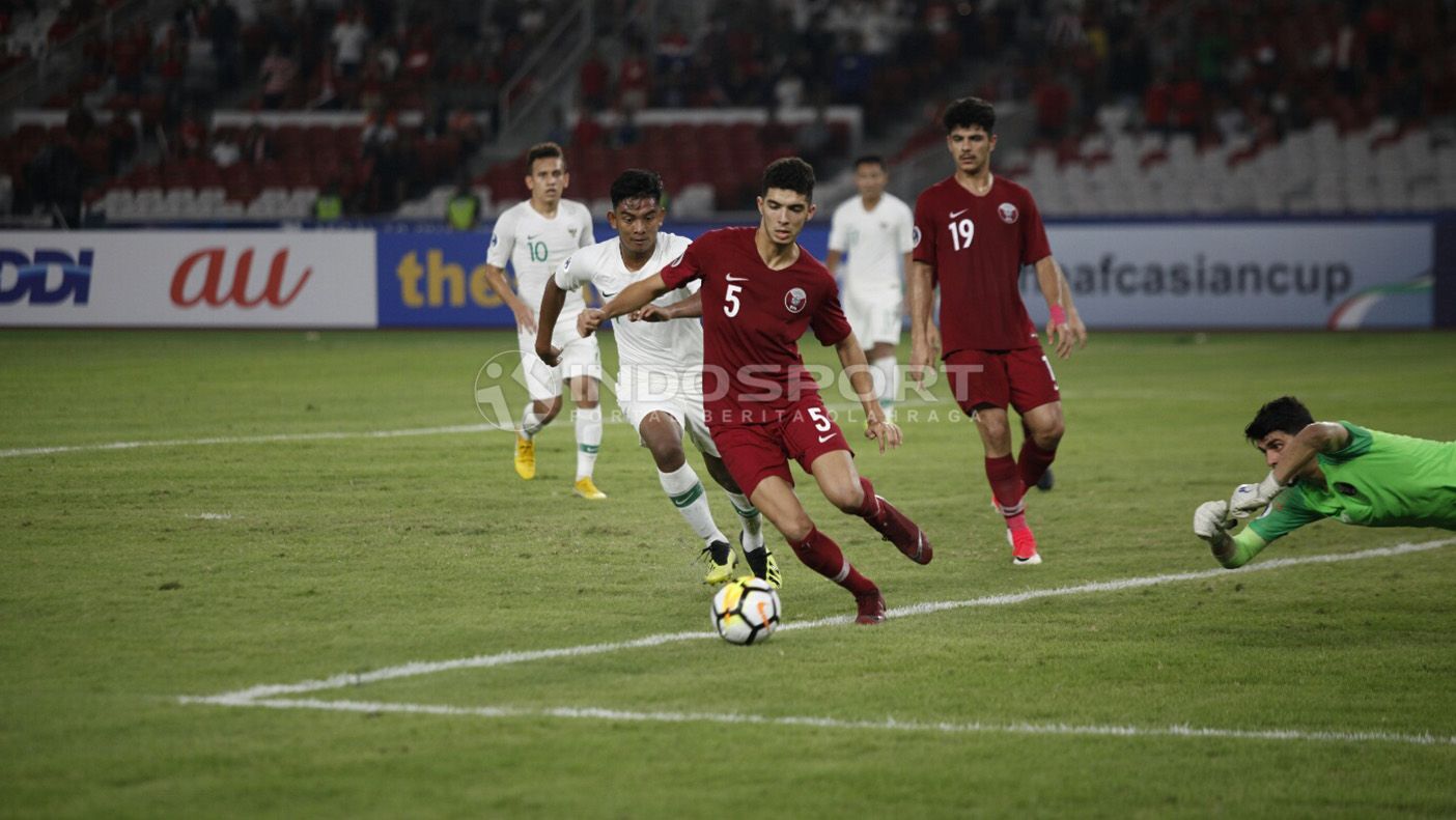 Qatar U19 vs Indonesia U19 Copyright: © Herry Ibrahim/Football265.com