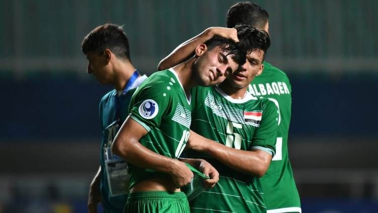 Ekspresi Kekecewaan Timnas U-19 Irak Saat Kalah dari Korea Utara di Piala Asia U-19 2018 Copyright: © AFC