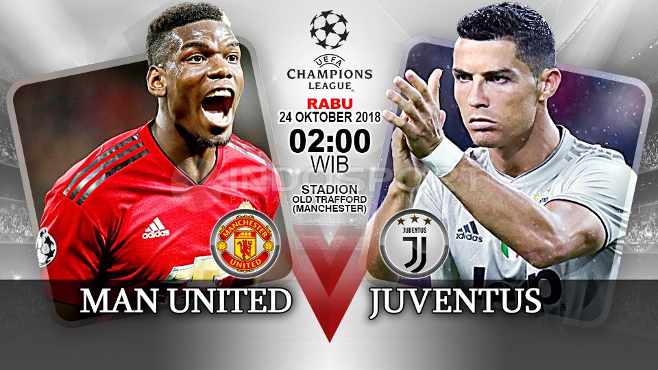 Pertandingan Manchester United vs Juventus Copyright: © Indosport.com