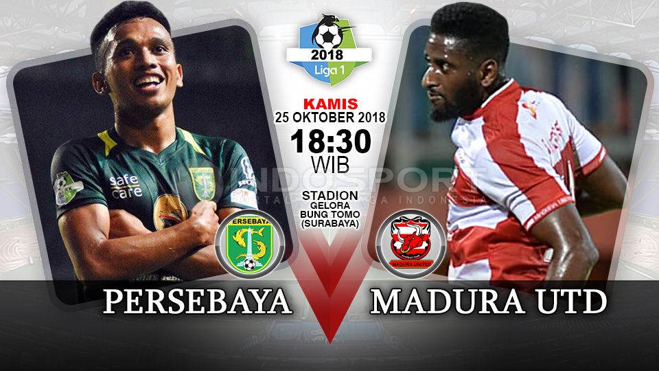 Pertandingan Persebaya Surabaya vs Madura United. Copyright: © Indosport.com