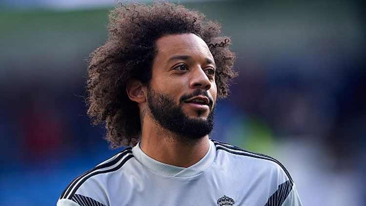 Marcelo memberi nasihat untuk dua juniornya yang bermain di LaLiga Spanyol bersama Real Madrid. Copyright: © Getty Images