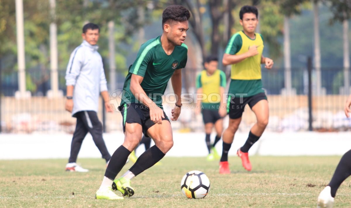 Shin Tae-yong menanggapi kondisi Saddil Ramdani yang kemungkinan hanya sekali tampil bersama Timnas Indonesia U-23 di SEA Games 2021. Copyright: © Herry Ibrahim/INDOSPORT