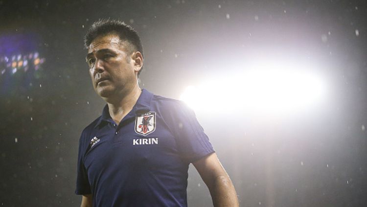 Pelatih Jepang U-19, Masanaga Kageyama pun akhirnya memberikan komentar yang cukup mengejutkan setelah berhasil megubur mimpi Timnas Indonesia U-19. Copyright: © INDOSPORT