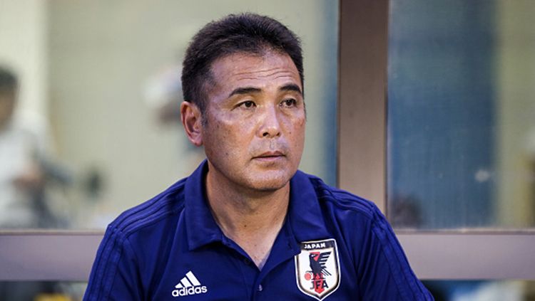 Kageyama Masanaga pelatih timnas Jepang U-19. Copyright: © INDOSPORT