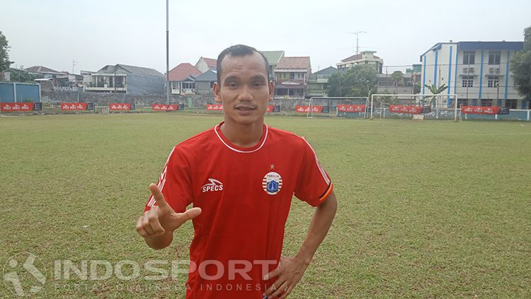 Riko Simanjuntak, bintang sepak bola Persija Jakarta. Copyright: © Shintya Anya Maharani/INDOSPORT