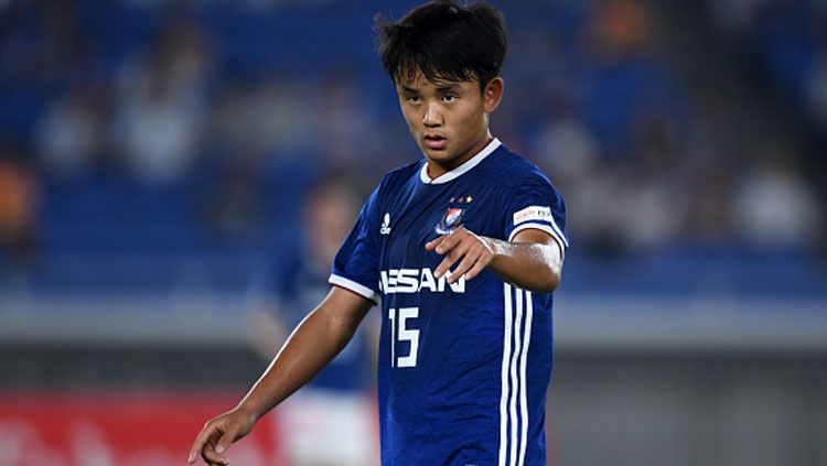 Takefusa Kubo, bintang Timnas Jepang U-19 yang baru bergabung ke Real Madrid. Copyright: © Getty Images
