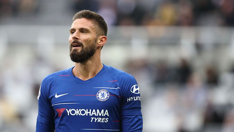 Olivier Giroud memperingatkan Frank Lampard bahwa dirinya masih mampu bersaing dengan pemain-pemain muda di lini depan Chelsea. Copyright: © Getty Images