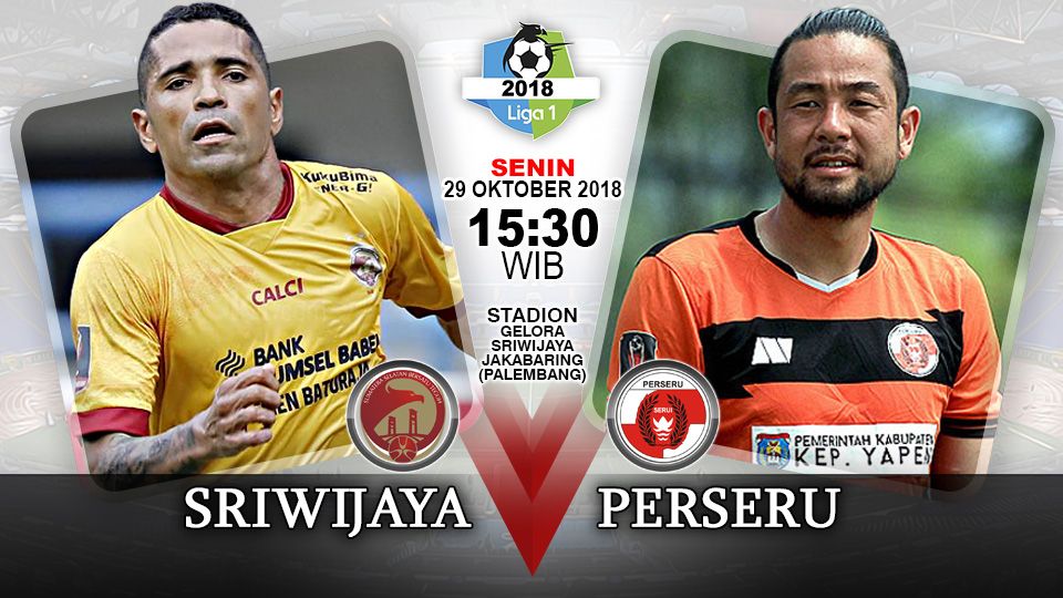 Pertandingan Sriwijaya FC vs Perseru Serui. Copyright: © Indosport.com