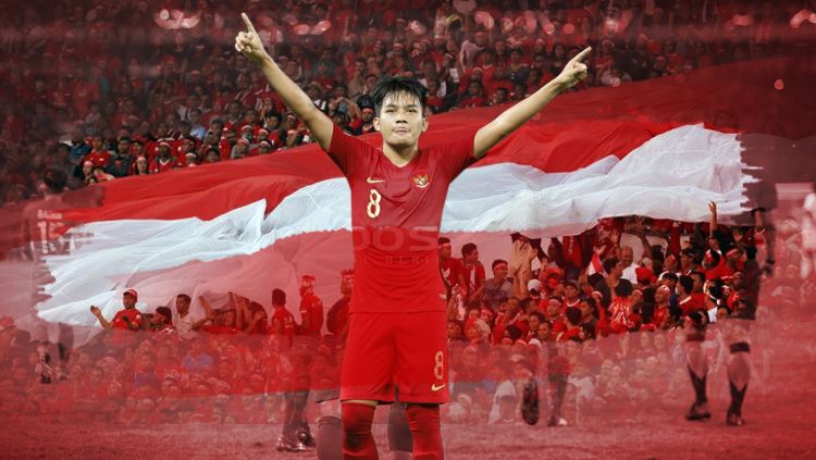 Gelandang Timnas Indonesia U-19 Witan Sulaeman. Copyright: © Eli Suhaeli/INDOSPORT