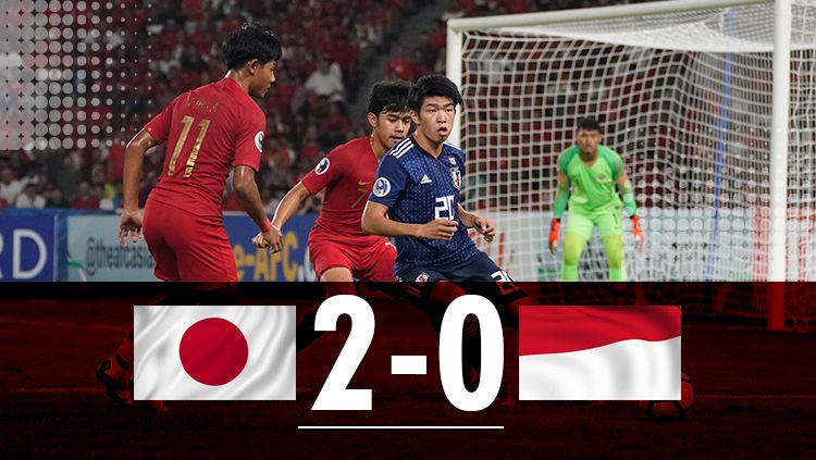 Hasil pertandingan Jepang U-19 vs Indonesia U-19. Copyright: © INDOSPORT