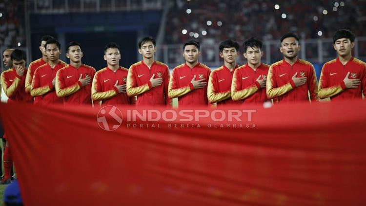 Timnas Indonesia U-19 pada putaran final Piala Asia U-19 2018. Copyright: © Herry Ibrahim/INDOSPORT