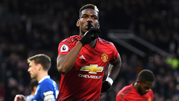 Paul Pogba, yang kini bermain untuk klub Liga Inggris, Manchester United, kabarnya sudah sembuh dari cedera. Getty Images/Laurence Griffiths. Copyright: © Getty Images/Laurence Griffiths