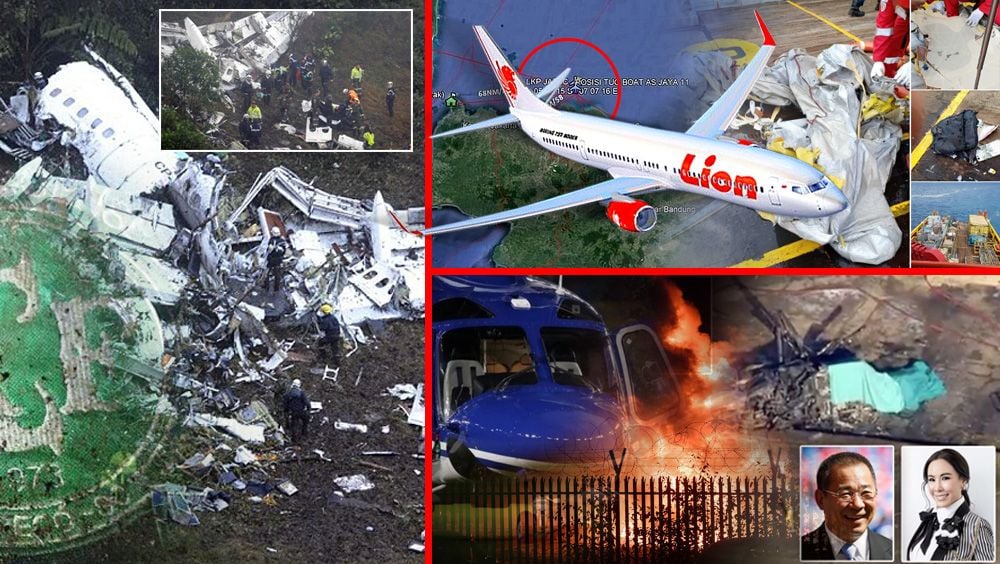 Rentetan peristiwa pesawat jatuh. Copyright: © Indosport.com
