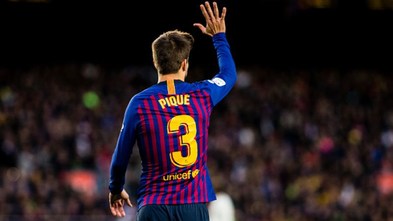 Gerard Pique saat lakukan selebrasi Copyright: © Getty Images