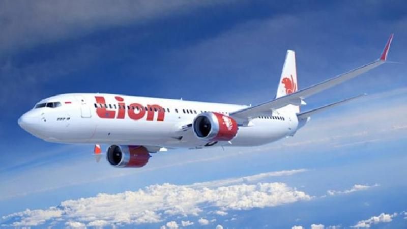 Mewarnai Gambar Pesawat Lion Air - Gambar Mewarnai Gratis